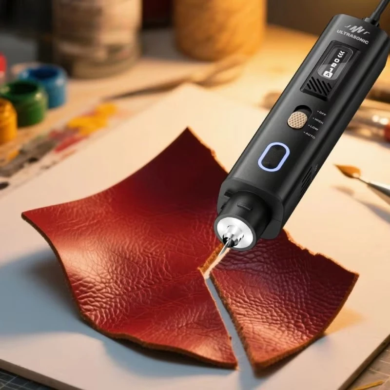 Professional 40kHz Leather Wallet Making Tool  Leather Hobby Craft l Ultrasonic Knife Cutter