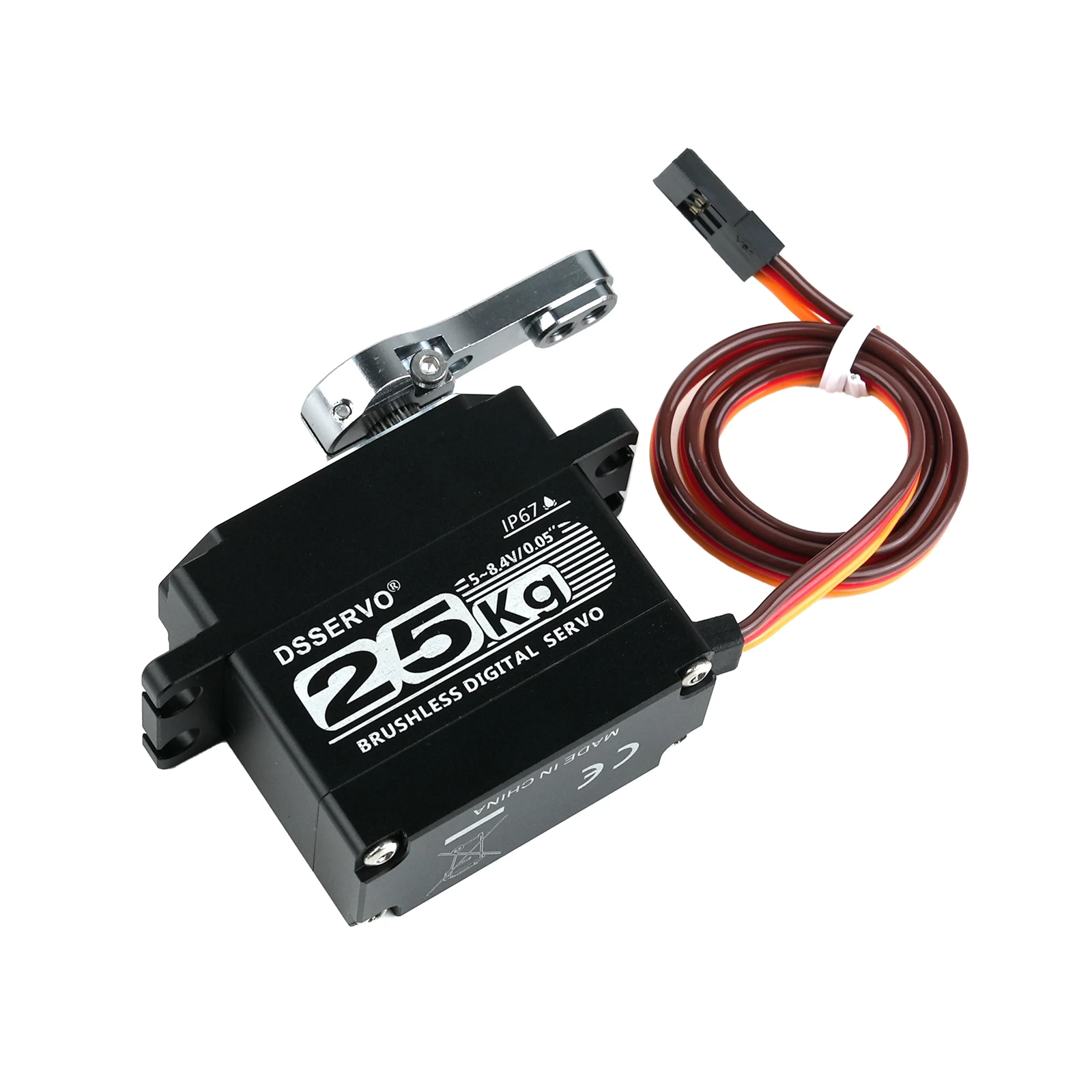 DSSERVO BLS3325 25KG Brushless Digital Servo IP67 Waterproof Full Metal Shell High Torque Motor For RC Baja Car Crawler Robot - view 6