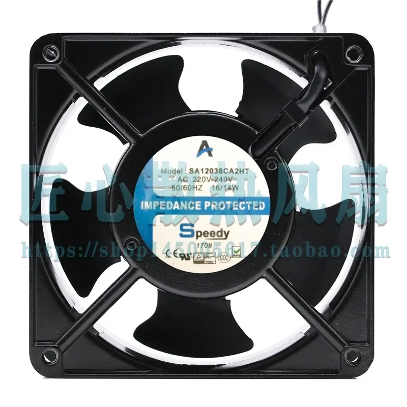 for MODEL SA12038CA2HT Cooling Fan 220V 240V 16W 14W 120mm x 38mm