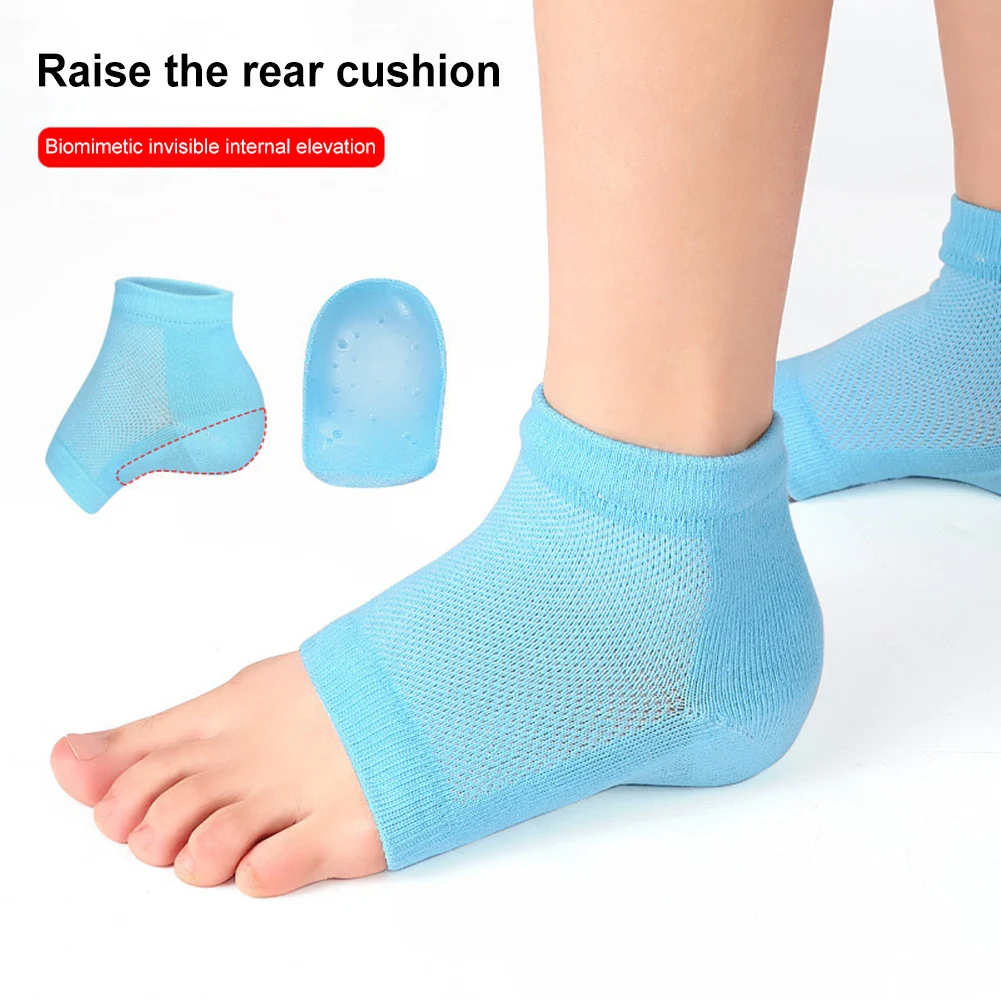 Invisible Rizzsoles Height Max Socks 2.5/3.5cm Half Height Increase Insoles Unisex Anti-slip Thickened SEBS Heel Lift Shoe Pads