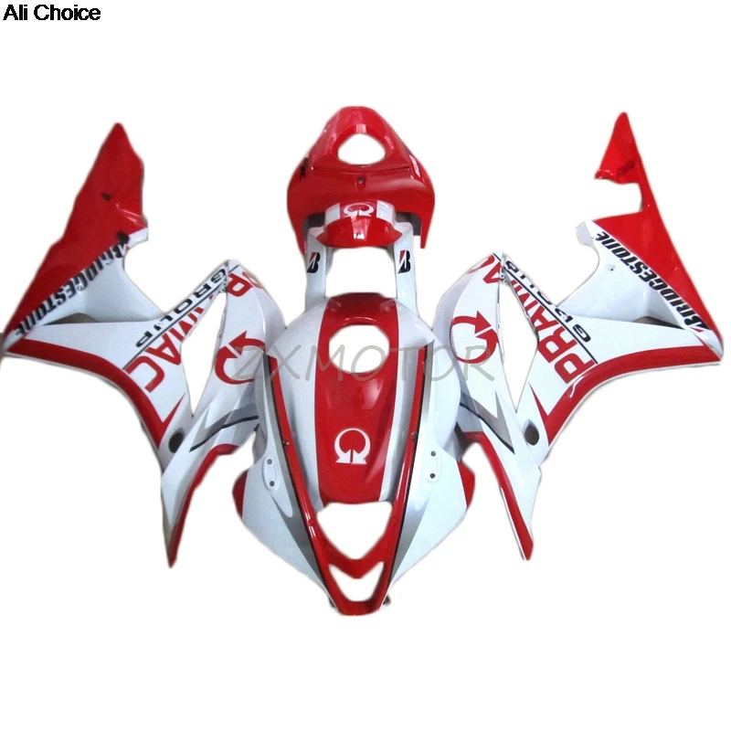 Rebuild For Honda CBR600RR F5 2007 2008  Fairing Kit cbr600rr f5 07 CBR 600 RR 08  Red White fairings 06