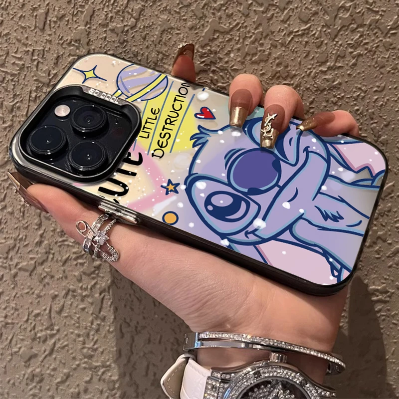 인기 만화 러블리 스티치 Y2K 삼성 갤럭시 S25 S24 S23 FE 울트라 엣지 플러스 4G 5G 낙하 방지 무광 백 커버 폰 케이스