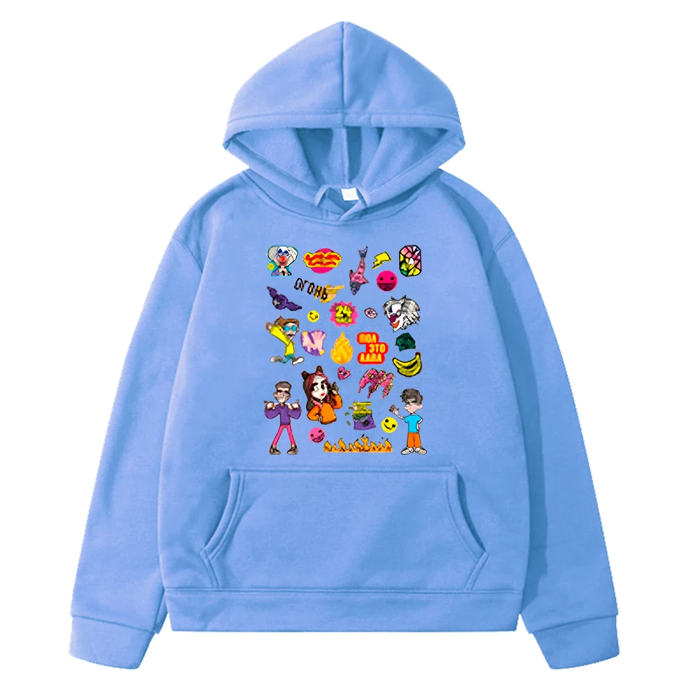 

Влад a4 Бумага anime hoodie Autumn sweatshirt jacket y2k sudadera мерч а4 Lamba hoodies boy Fleece pullover kids clothes girls