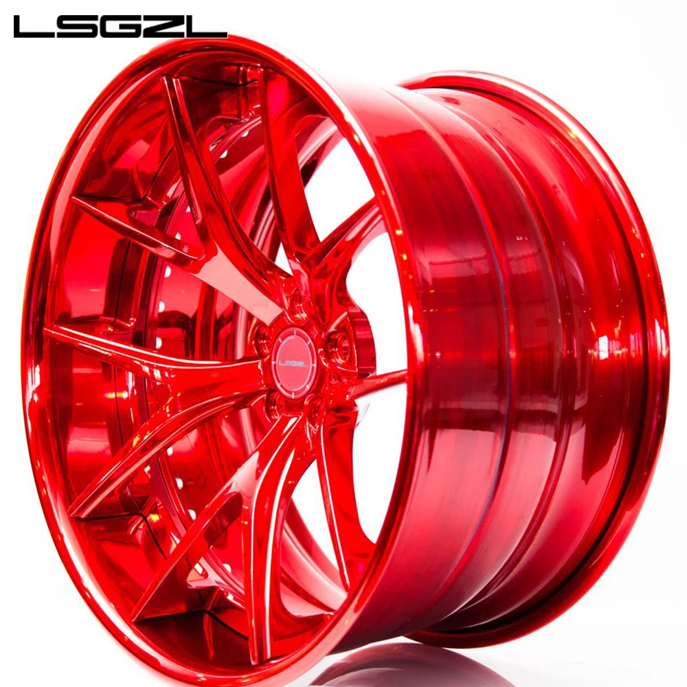 Auto Parts Custom Wheels 19-24 Inch Mirror Polished Forged Rim High End Appearance Luxury Car Wheels