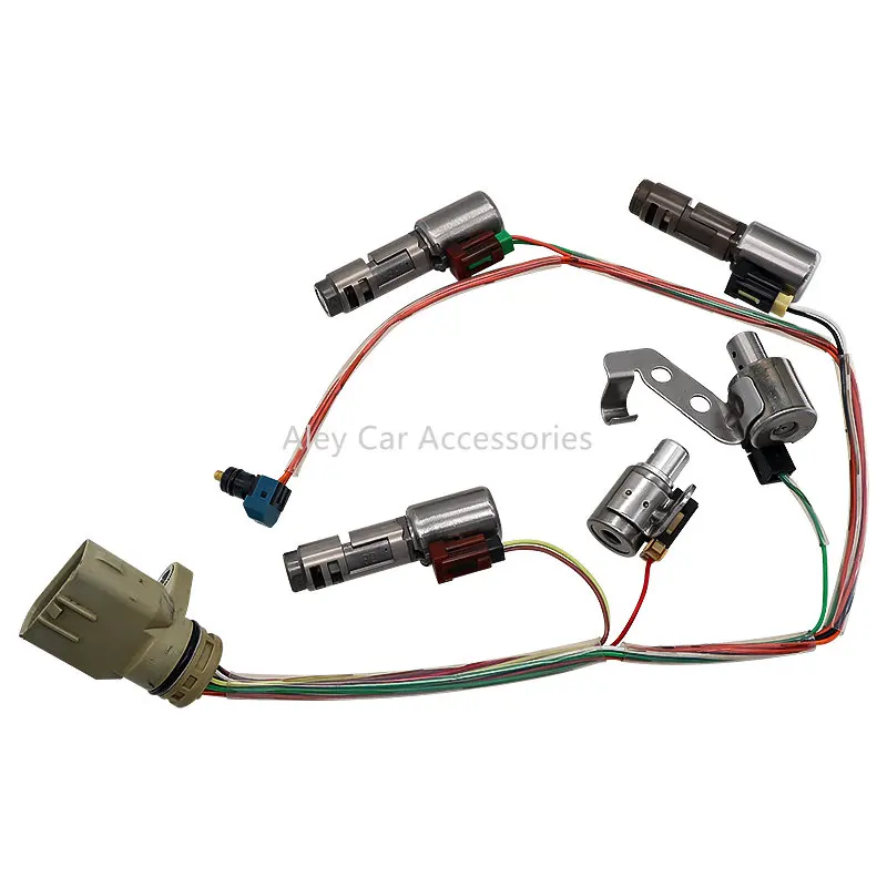 Original U140E U240E U241E Transmission Solenoids Valve Kit & Wiring Harness For Toyota RAV4 Camry Highlander Lexus ES300 RX300