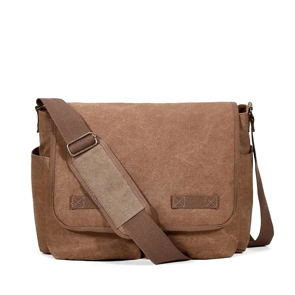 

Большая сумка-мессенджер из холщовой ткани, сумка через плечо, сумка-кроссбоди