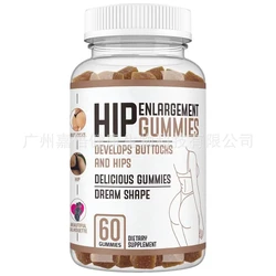 1 bottle of 60 piece hip lifting gummies, plump buttocks to maintain a perfect figure