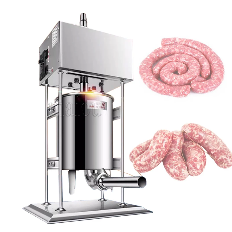 

Electric Sausage Filler Sausage machine Multispeed Stainless Steel Sausage Stuffer Filler For Restaurant