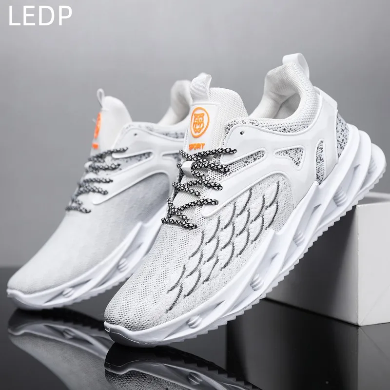 Zapatos deportivos de tejido volador para hombre, zapatillas deportivas transpirables originales para correr, ocio, tendencia al aire libre, primavera 2023