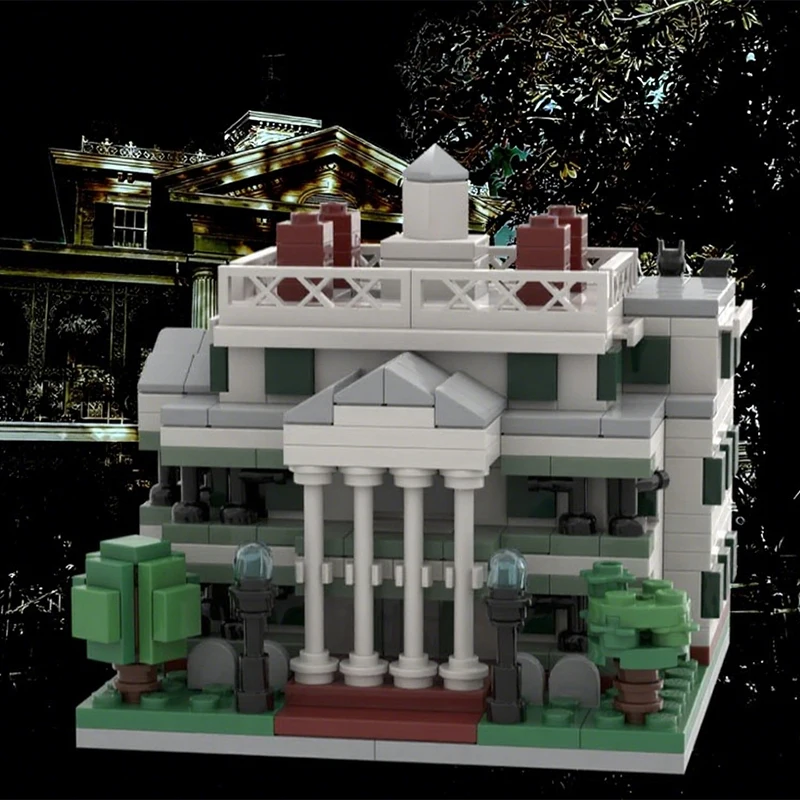 

524pcs MOC Disneyinglandess Haunted Mansion Disneying Building Blocks Christmas Gift Inspires Unlimited Creativity Building Set
