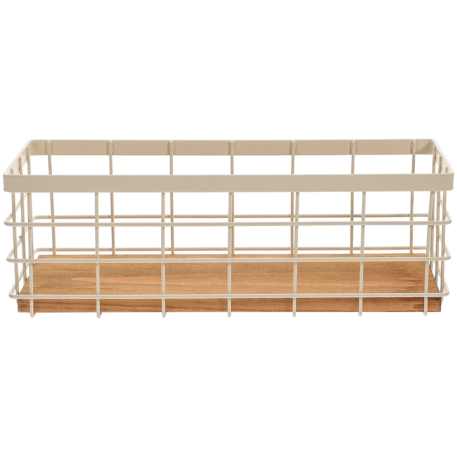 

Iron Art Storage Basket Hanging Desktop Organizer Metal Wire Basket Large Capacity Sundries Storage Rack Home Wall-Mounted