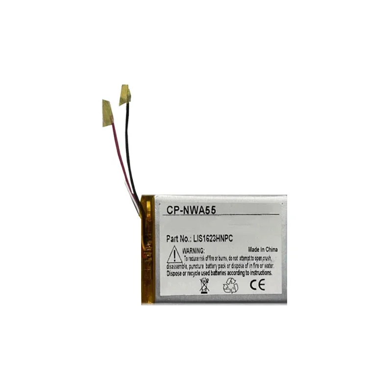 LIS1623HNPC Replacement Battery For Sony Walkman NW-A35 NW-A45 NW-A46 NW-A47 NW-A55 NW-A56 NW-A57 NW-A105 NW-A106 NW-A107 MP4