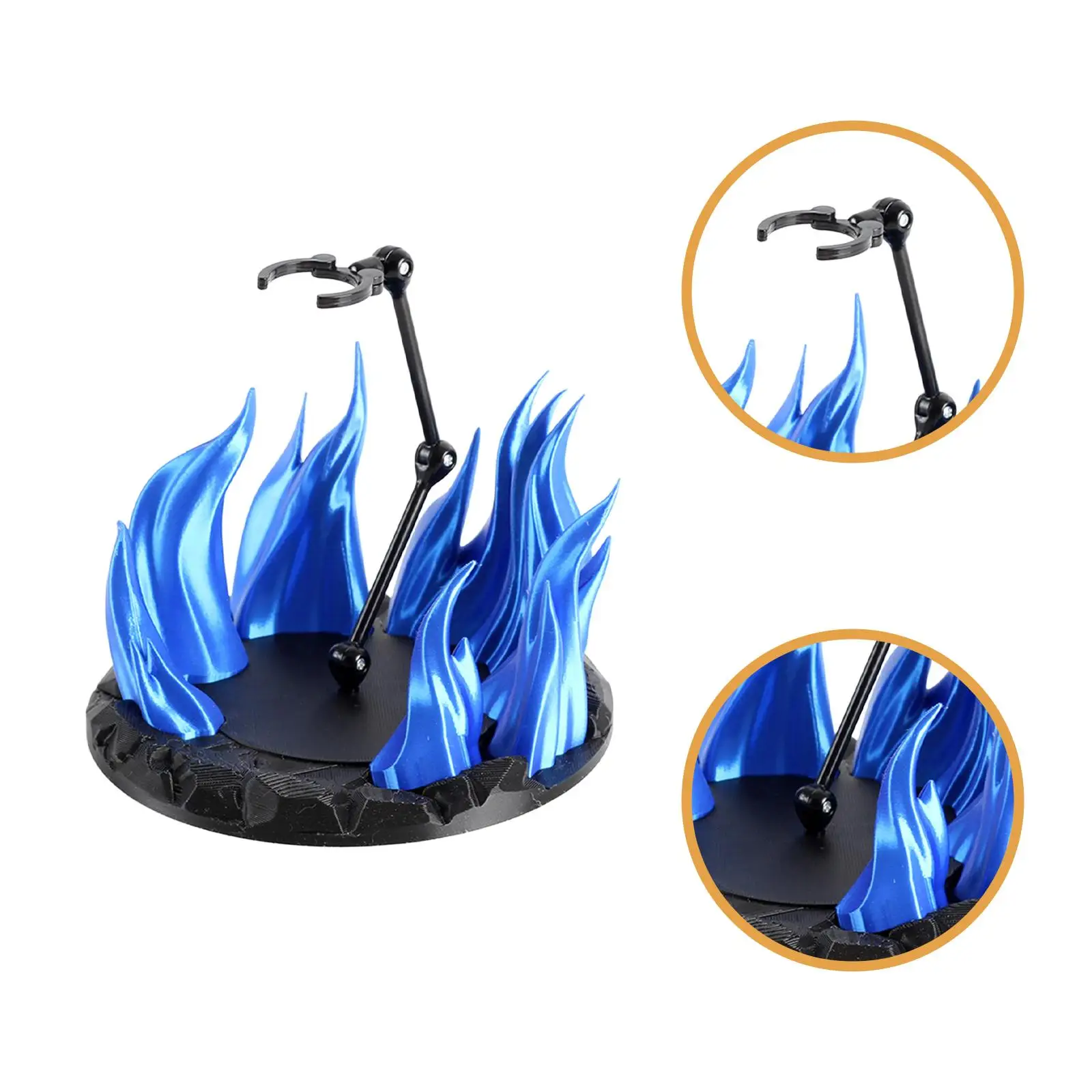Подставка для экшн-фигурки с огненными эффектами, для демонстрации моделей игрушек, пламя, прочная подставка для куклы, фигурка, модель, держатель для стойки