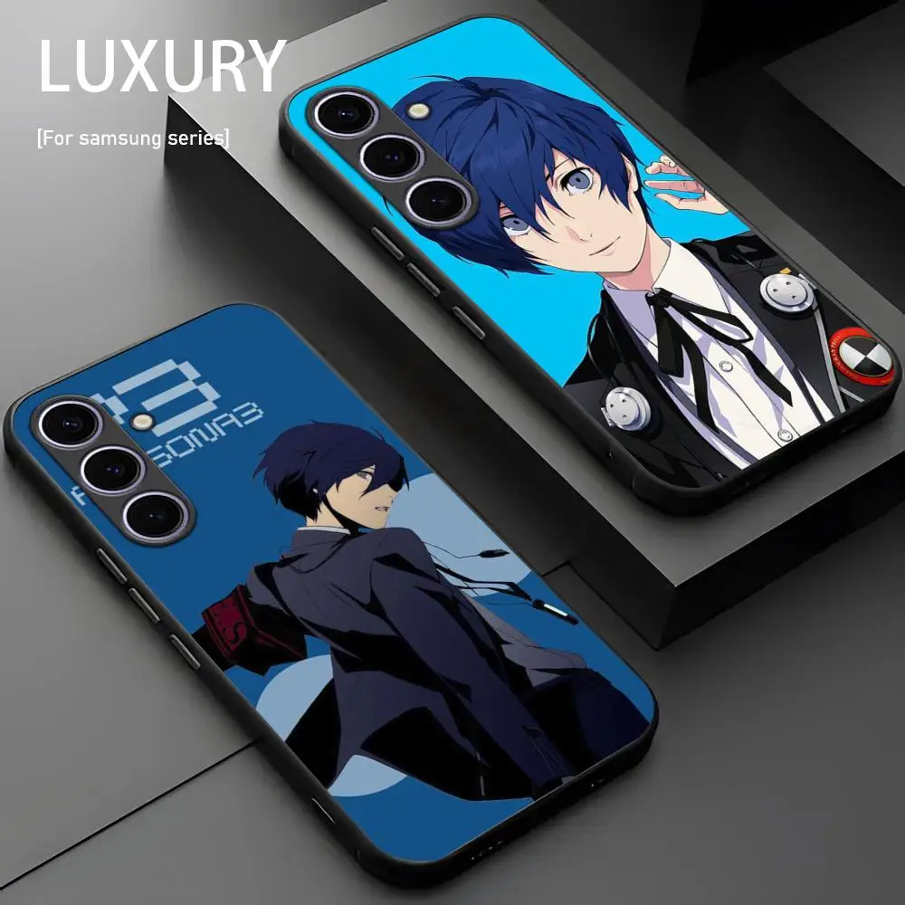 P-PersonA 3 R-ReloAD Phone Case For Samsung Galaxy S25 S24 S23 S22 S21 S20 Plus Ultra Note20 Soft Black