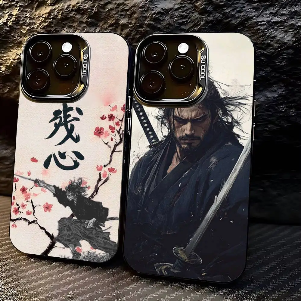 

V-Vagabond Miyamoto Musashi Phone Case For iPhone 17,16,15,14,13,12,11,Pro,MAX,Plus TPU Soft To Skin-friendly Cover