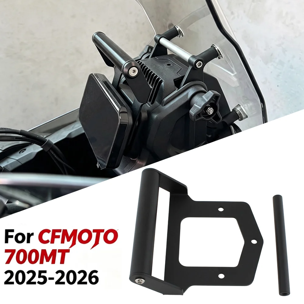 700MT 2026 Phone Holder Motorcycles Navigation Bracket Stand GPS Holder Mounting Extension For CFMOTO 700 MT CF700 2025
