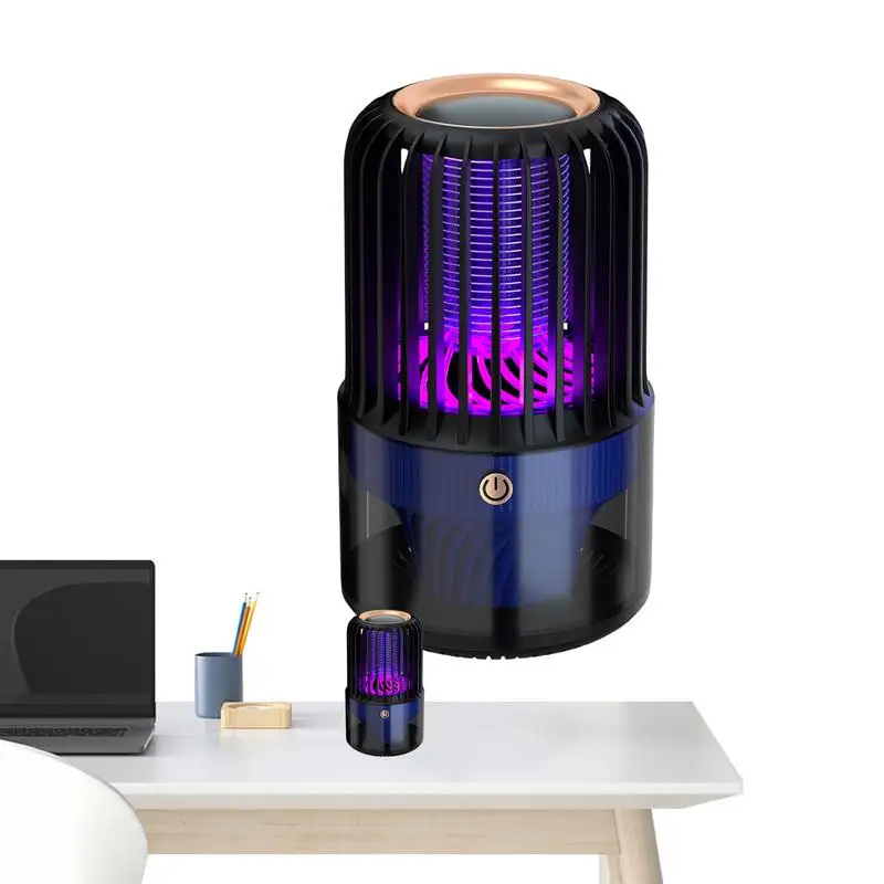 

Electric Fly Zapper Fly Control Lamp Gnat Traps Purple Light Fly Zappers USB Rechargeable Fly Control Device For Playrooms Patio