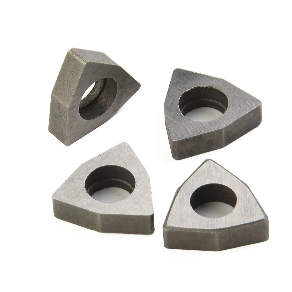 Carbide Shim Trigon Turning Tool 10pcs Accessories Pad Carbide Shim Trigon External Turning Tools High Toughness for lathe CNC