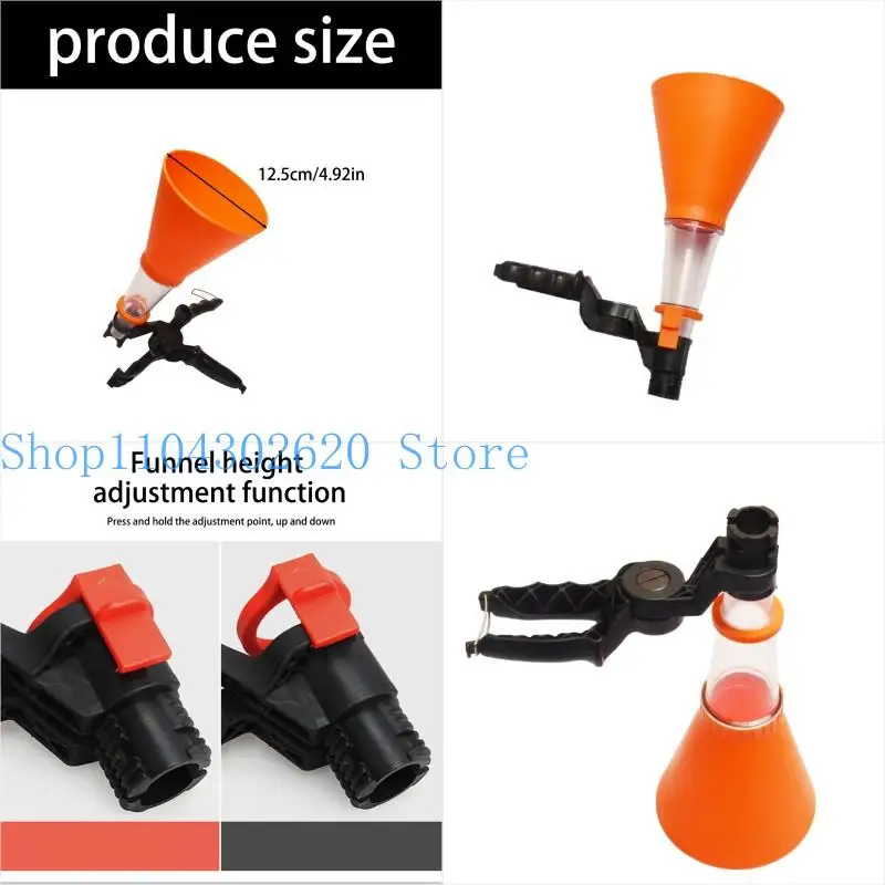 

02de автомобильная моторная масляная воронка Утечка быстрого зажима