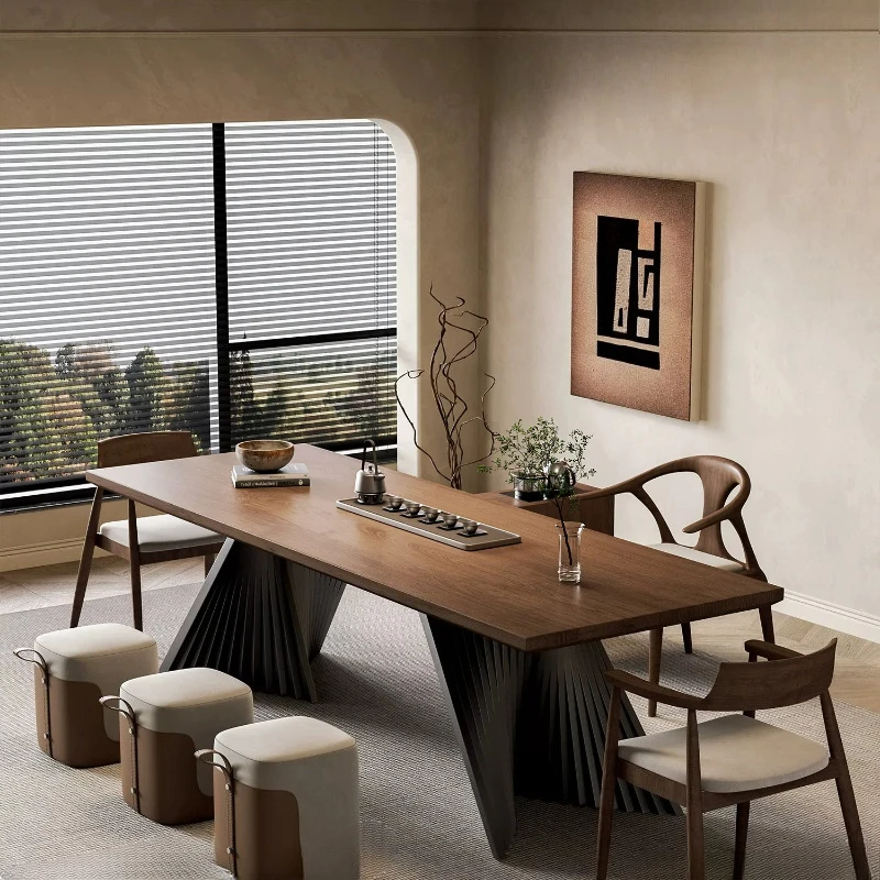 

Обеденный стол в итальянском стиле, из массива дерева, современный, для кухни и ресторана, мебель для дома