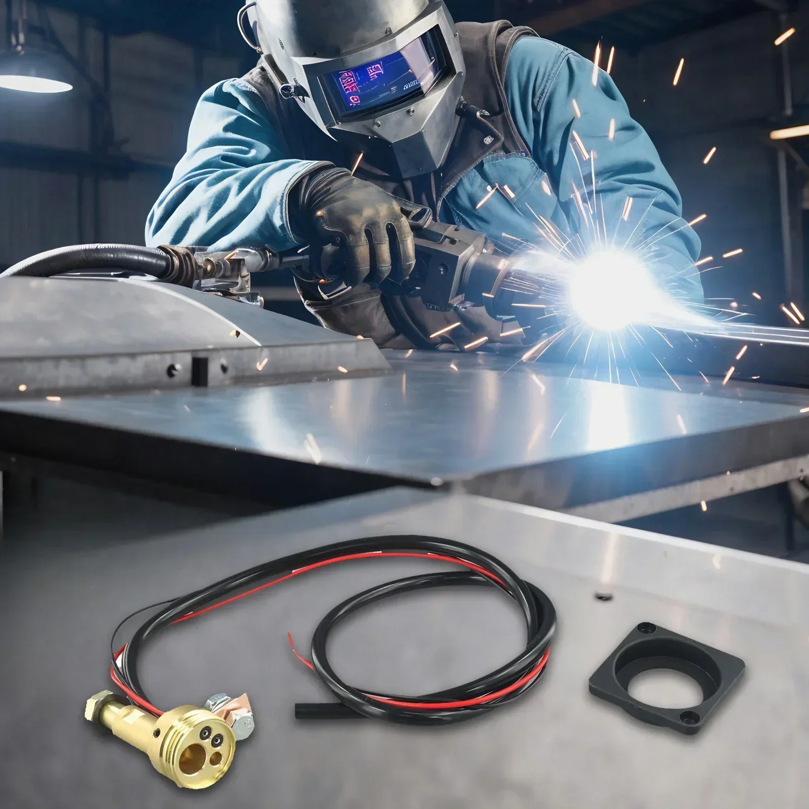 

1 шт. Европейский центральный Соединительный втулка, гнездо панели для сварки MIG, Центральный Европейский разъем, запасные аксессуары для электроинструментов