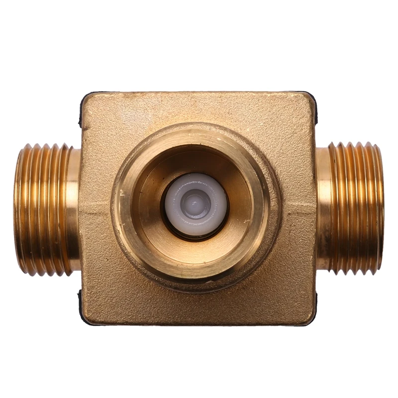 1 Pcs 3 Way External Thread Brass Thermostatic Mixing Valve Solar Water Heater Thermostatic Valve