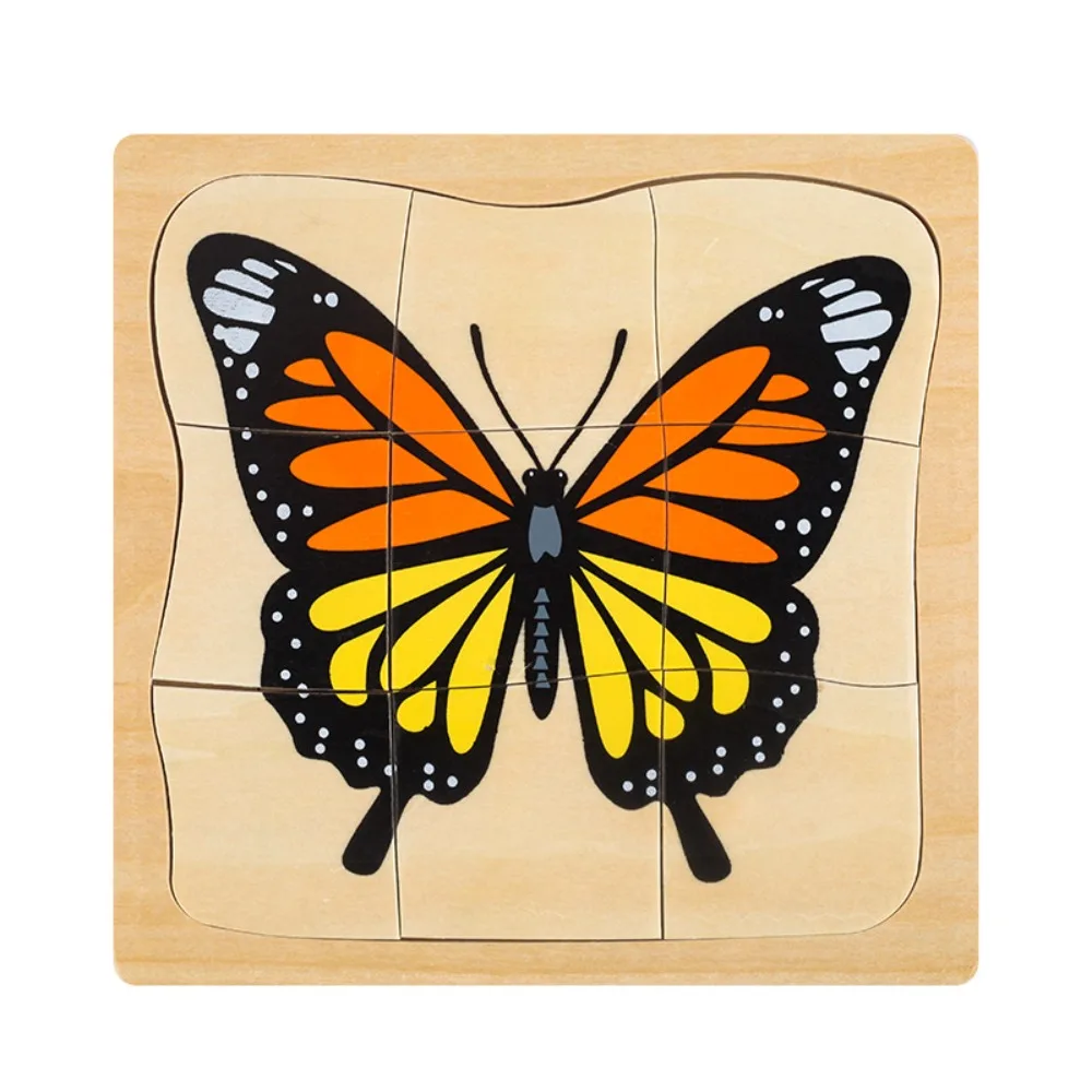 

Matching Toys Life Cycle 3D Puzzle Toy Cognitive Montessori Multi-Layer Jigsaw Animal Plant Life DIY Growth Puzzles Wooden Toys