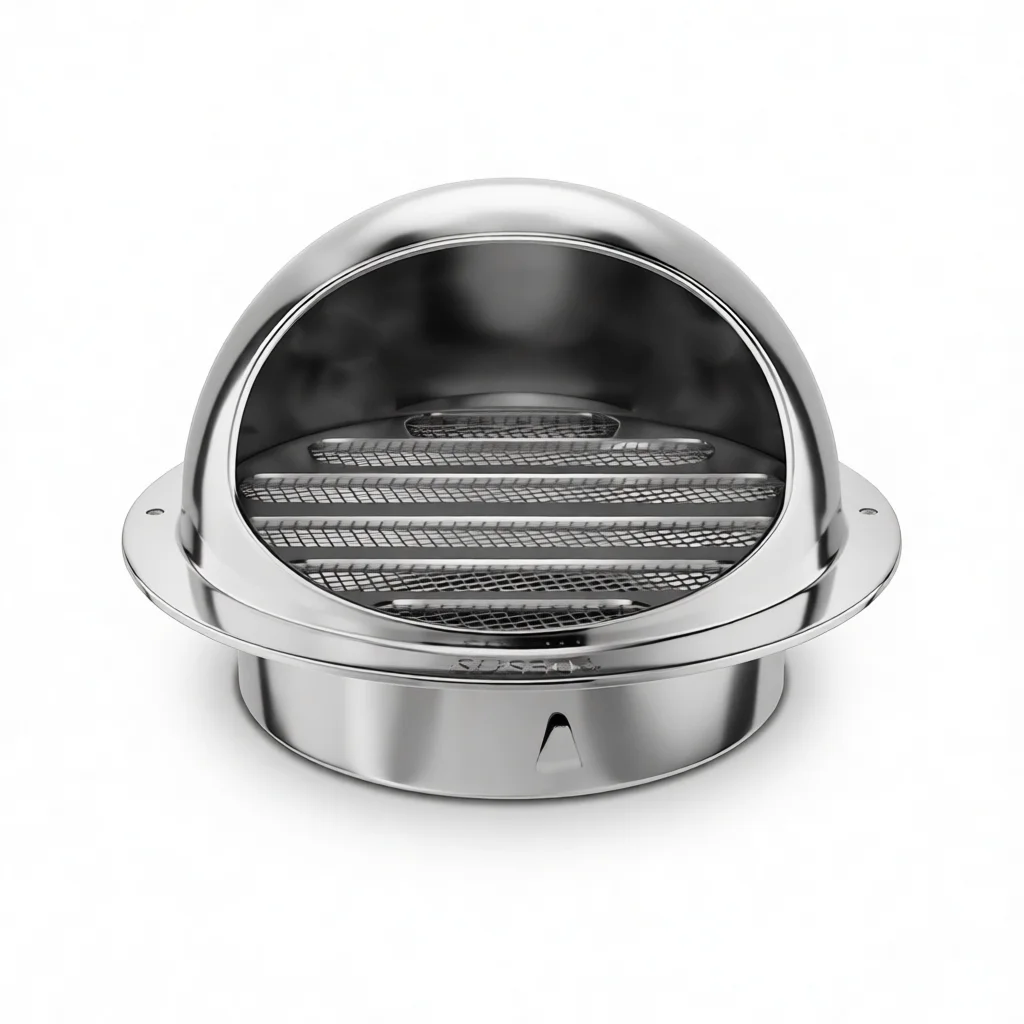 High Quality 304 Stainless Steel Ventilation Valve Hood Exterior Wall Air Grille Protection Exhaust Vent Cover