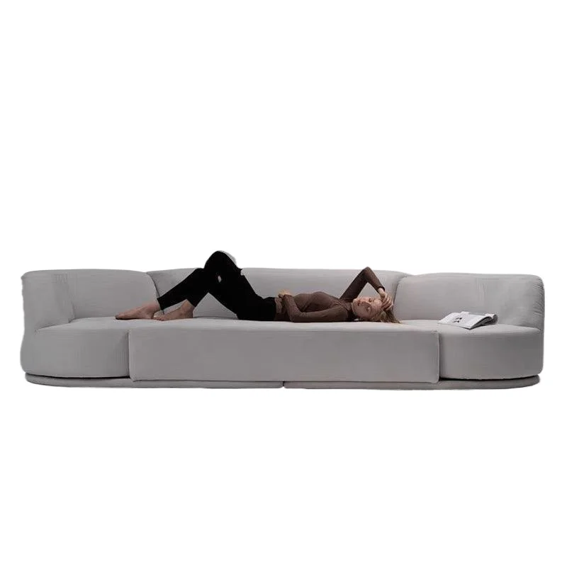 

Стильный диван в стиле лайт-люкс для гостиной, новый трехместный тканевый диван.