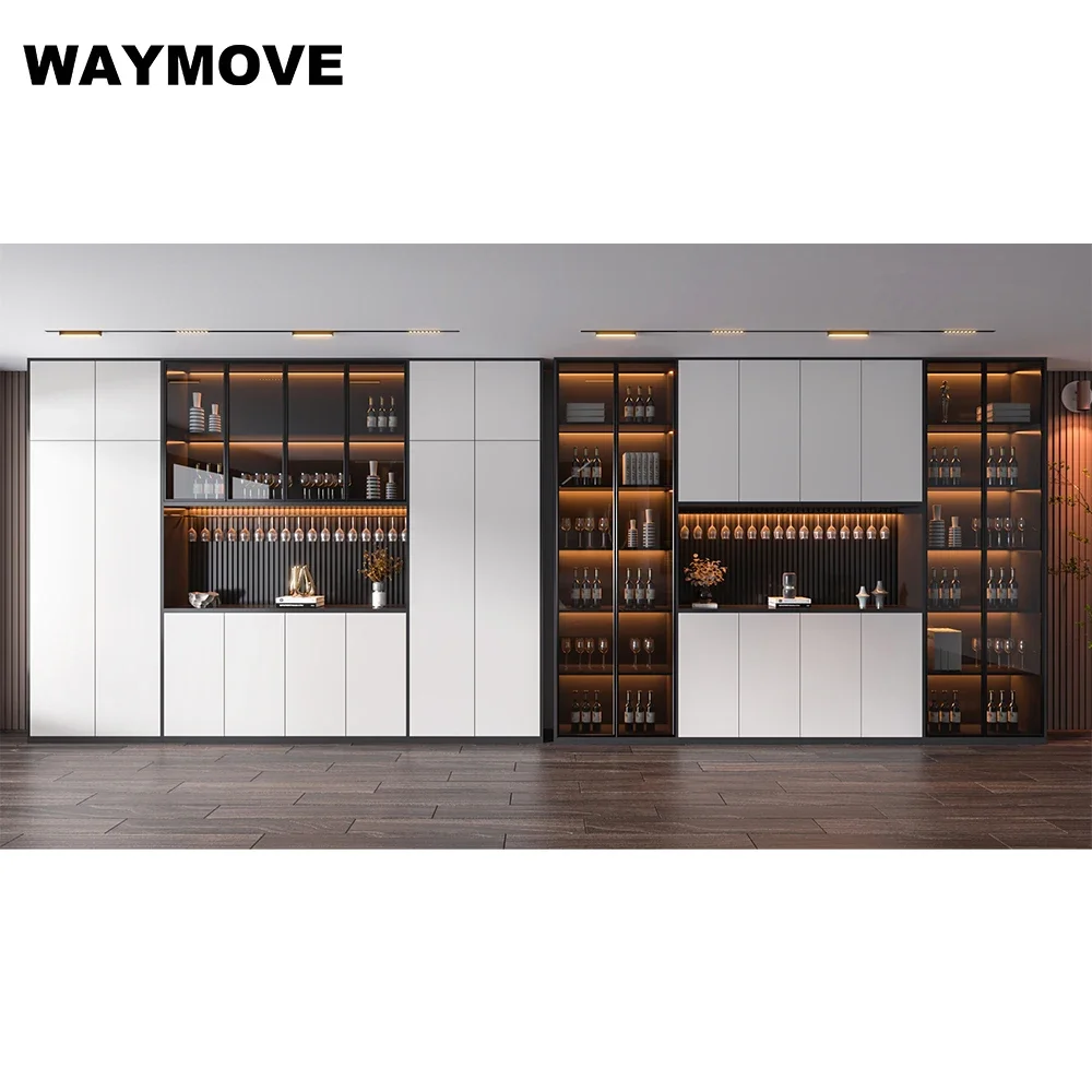 Антикварный винтажный однодверный винный шкаф, итальянский роскошный светильник, мебель Ferly, матовая латунь, стоячий деревянный шкаф