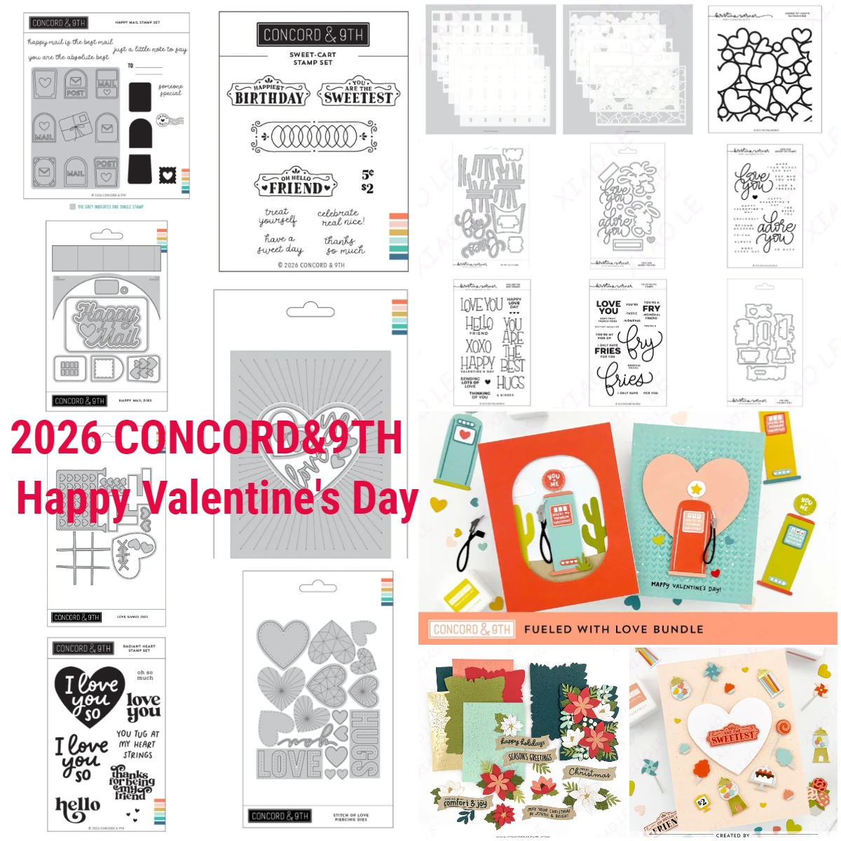 

Valentine's Day Love Heart You Are the Best Metal Cutting Dies And Clear Stamps For DIY Scrapbook Stamps Album Craft Paper Card
