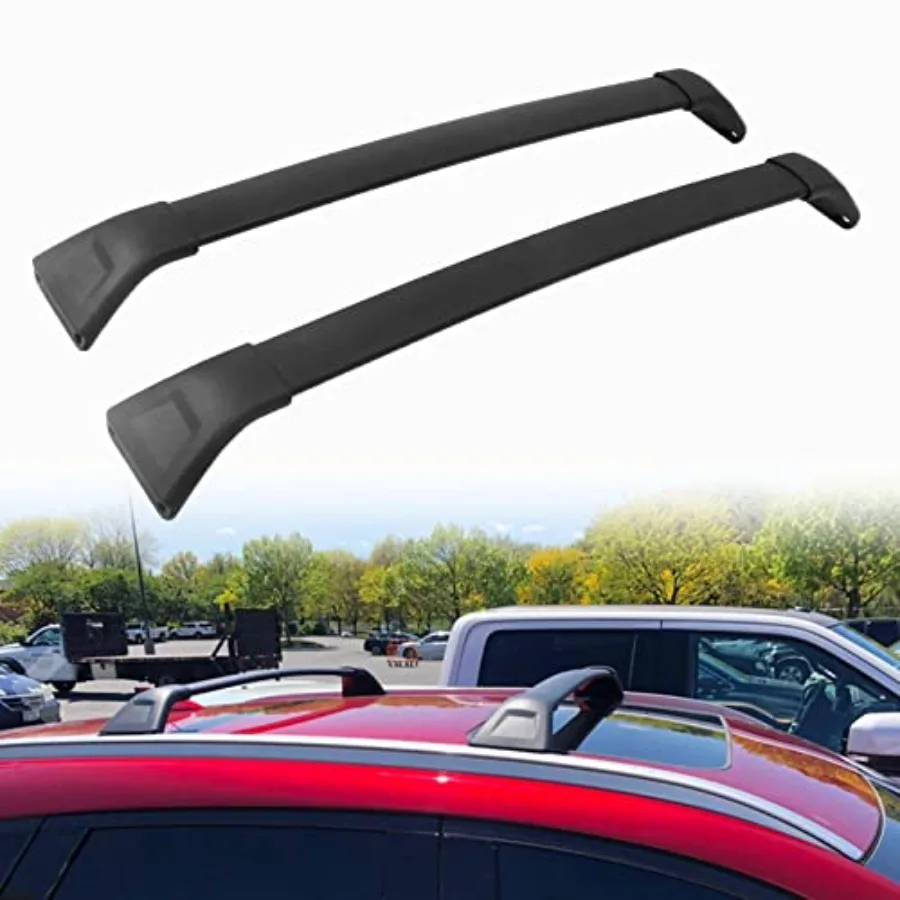 Roof Rack Cross Bars for 2017-2025 Mazda CX-5 CX5, Aluminum, Black, Lightweight and Aerodynamic Design, Requires Roof Rails