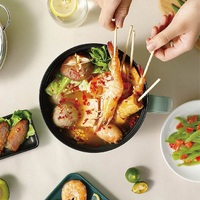 110V/220V Multifunction Electric Cooking Machine 1.7L Single/Double Layer Hot Pot Mini Electric Rice Cooker Non-stick Pan Pot