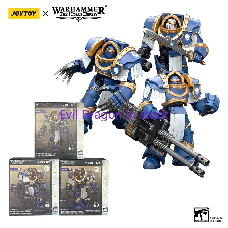 

JOYTOY 1/18 Action Figure The Horus Heresy Ultramarines Cataphractii Terminator Squad Anime Model Toy