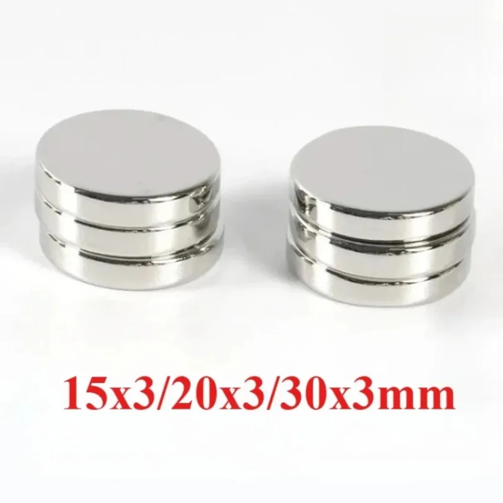 20x3/15x3mm Sheet Magnets, Circular Magnets for Refrigerator, Office Use, Workshop Storage, Handicraft Production