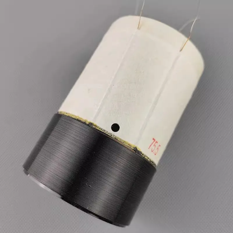 GHXAMP 75,5mm Schwingspulen-Subwoofer - Schwarzer Aluminiumrahmen, Hochleistungs-Doppelleitung, 4 Ohm+4 Ohm Hochtemperaturbeständig 1 Stück – Detail 7