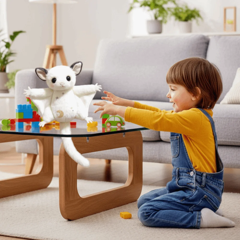 

Мягкая плюшевая подвеска-брелок в виде мультяшной летающей мыши (летучей мыши) с мешочком, украшение, подарок для друга