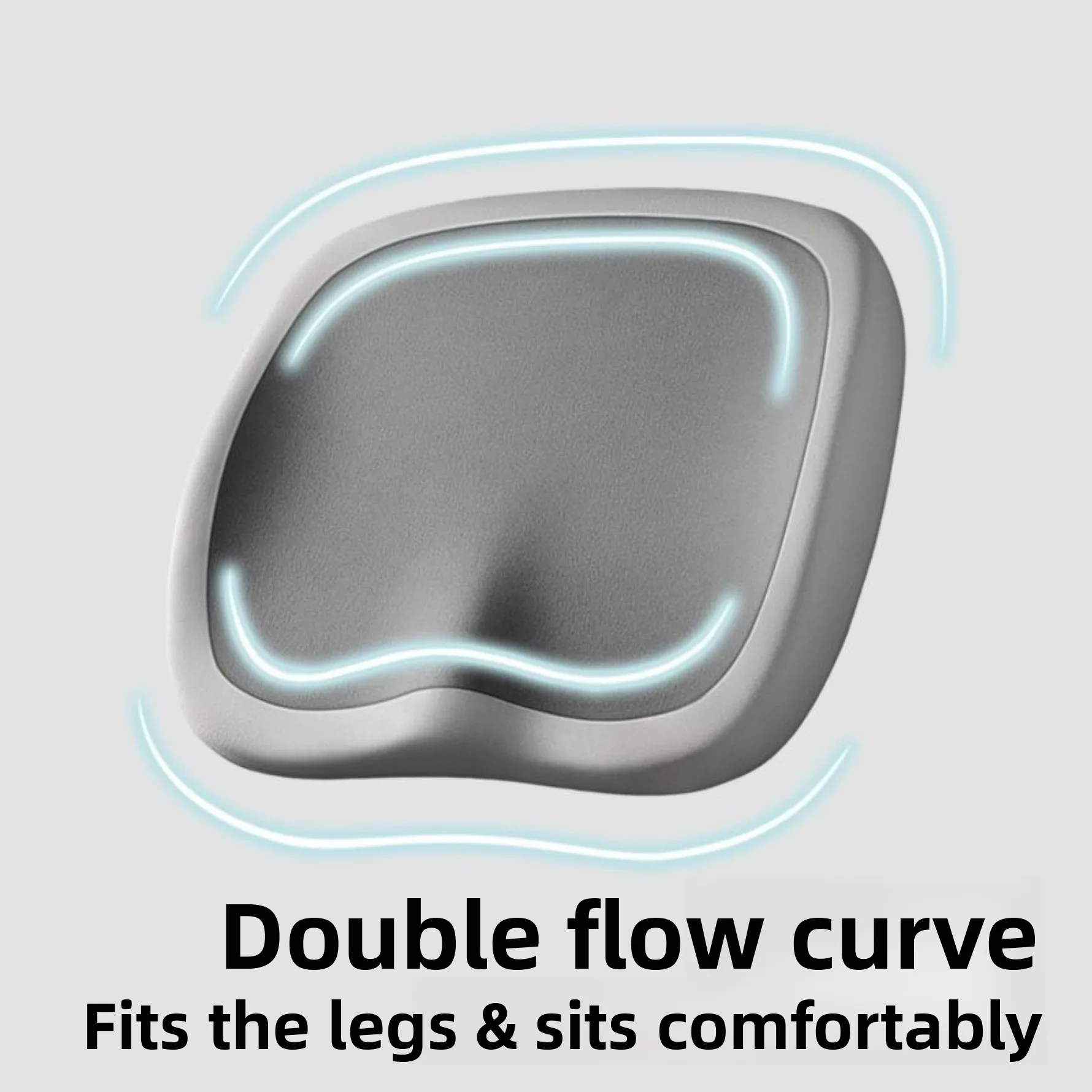 Square Memory Foam Seat Cushion Car Office Chair Pad Thickened Student Cushion Long Time Use Comfort Pad