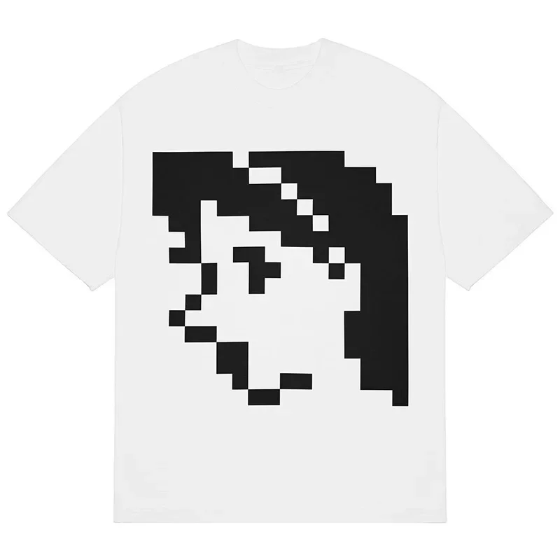 

2000S Punk Y2K Cotton T-shirt Aesthetics Graphic Print Rock Gothic Short Sleeve T-shirt Hip Hop Tees Fashion Oversized Tee Cool