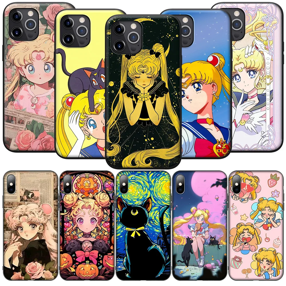 FL45 Comics Star Sailor Moon NEW Phone Case for Samsung Galaxy A15 S10E S9 S8 S7 Note 20 10 9 8 Plus Lite