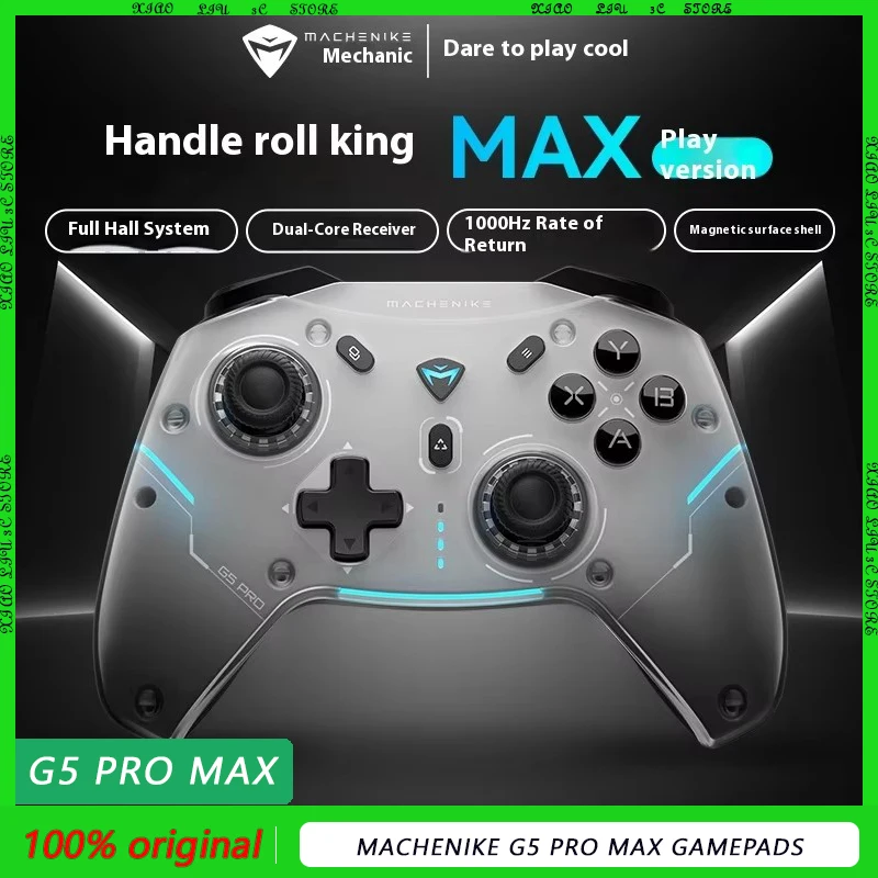 

Machenike G5 Pro Max SE gamepads Bluetooth three mode PC TV Hall Trigger Body Sense Shooting Switch Handle Black Myth Wukong