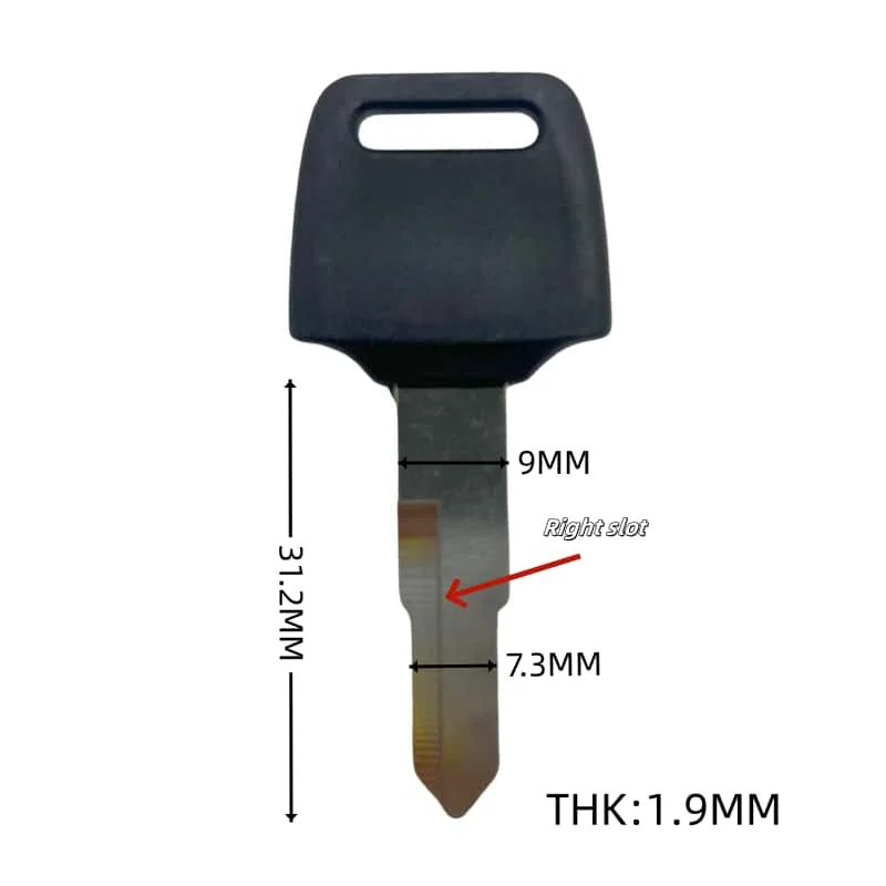 لهوندا ديو 56 57 Z4 125 SCR100 WH110 SCR WH 100 110 سكوتر 50CC ZoomerBlank مفتاح دراجة نارية استبدال مفاتيح غير مقطوعة #2