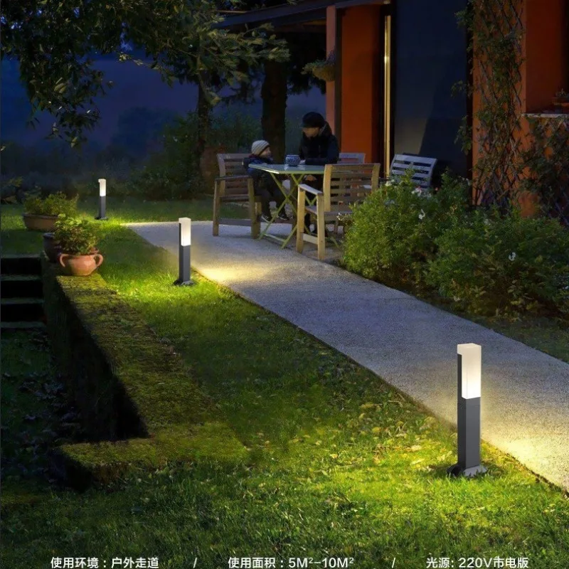 

Outdoor Acrylic Lawn Light Park Courtyard Aisle Landscaping Lamp Villa Balcony Garden 30/40/60cm Decorative Lamp Waterproof