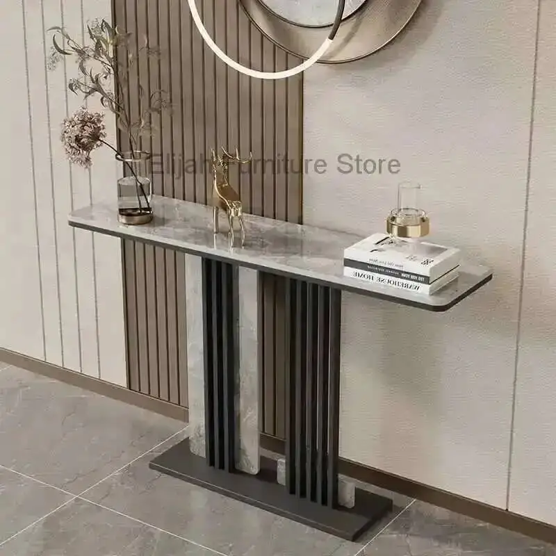 

Tables Lobby Modern Entrance Hallway Hall Console Porch Vintage Console Tables Luxury Stone Tavolo Living Room Furniture