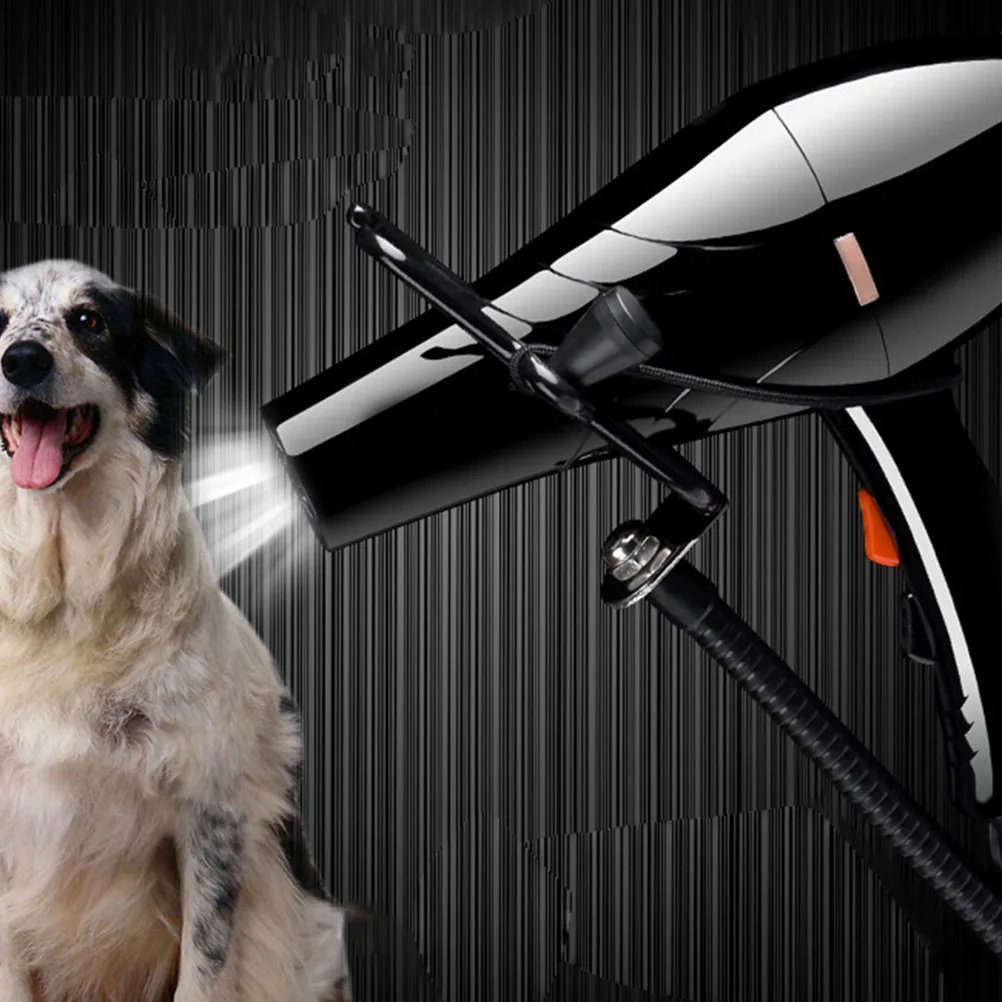 

Freestanding Hair Dryer Holder Pet Grooming Stand Hands Free Support Durable Dog Hairdryer Bracket Storage Rack Countertop Shelf