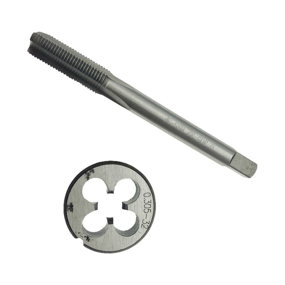 0.305-32 HSS Tap And Die Set 3 For Flute 7.7mm X 32 For Tpi For Tire Valve Stem Thread Repair Tool Kit 0.305-32