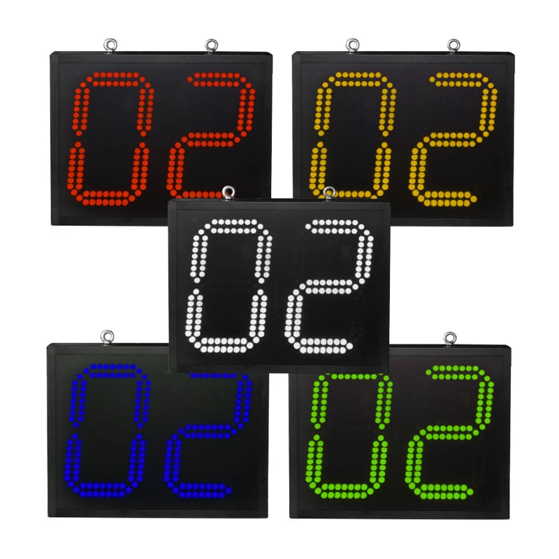 Producto estrella: Temporizador LED de cuenta regresiva CHEETIE de 9 pulgadas y 2 dígitos, control remoto y por botones, 5 colores, ideal para baloncesto, juegos de preguntas y la industria.
