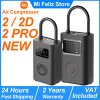 NEW Xiaomi Mijia Portable Air Compressor 2 / 2D /2PRO, Air Pump 2,Smart Digital Tire Pressure Detection Inflator For Car Bicycle