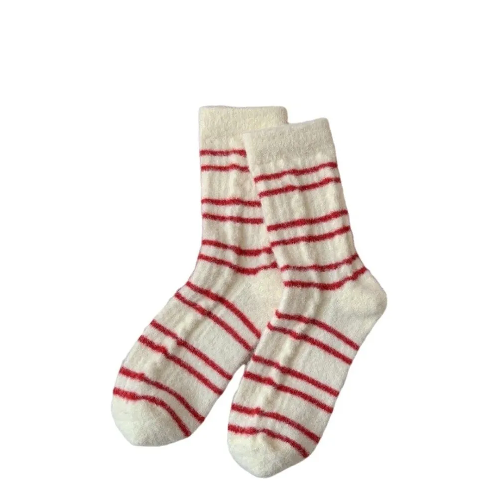 

Festive Thickened Horse Pattern Socks Warm Native Year New Year Socks Soft Comfortable Mid Tube Socks Holiday