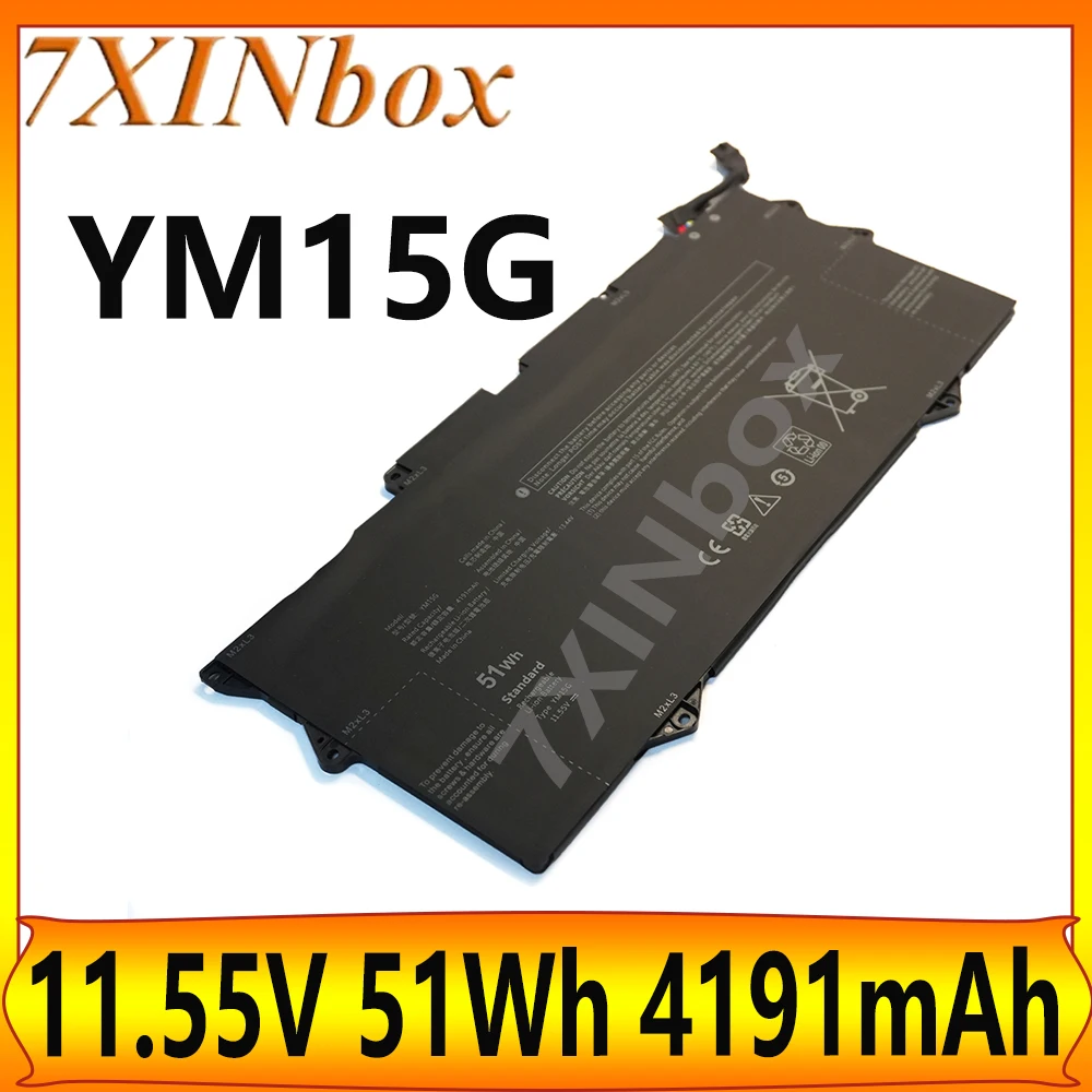 7XINbox YM15G 11.55V 51Wh 4191mAh OEM Laptop Battery For Dell XPS 13 9315 Series [Not for 9315 2-in-1] G9FHC 0W6D4H